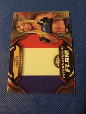 2024 MANON FIOROT TOPPS CHROME INTERNATIONAL FLAIR UFC MMA CARD #IFL-10 FRANCE