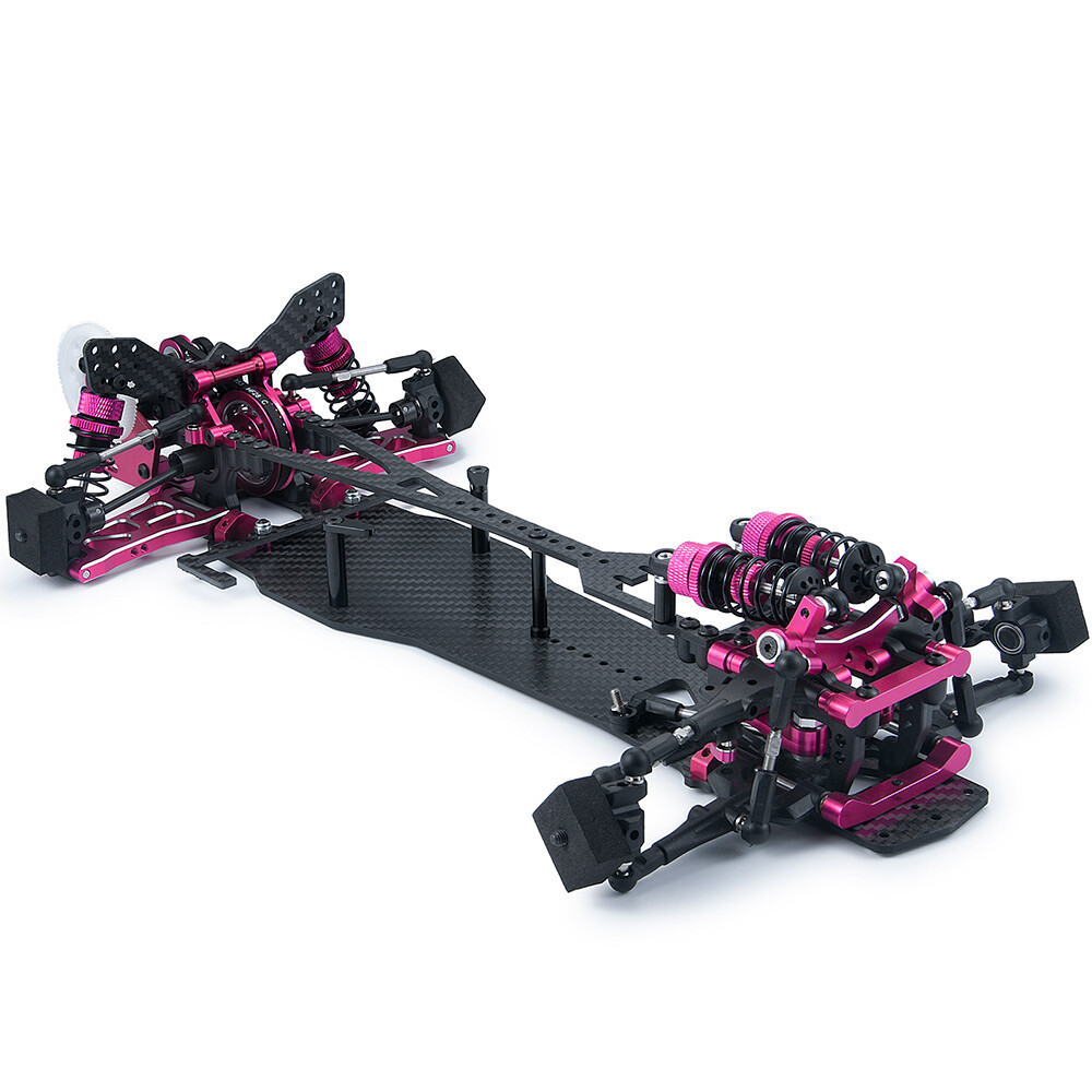 サクラD5S FLYXM Alloy & CF Chassis Sakura D5S Frame Kit For 1:10 RWD