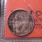 1946  ROOSEVELT DIME  UNC   TONED     ZZ-1