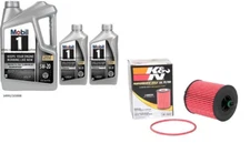 Mobil1 5W20 Full Synthetic Engine Oil - 7 Quarts w/K&N HP-7000 Engine Oil Filter