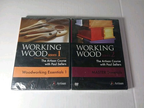 Working Wood Series 1 + 2 Paul Sellers Woodworking Essentials 1 DVD New Sealed