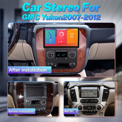 For Chevy Tahoe Suburban GMC Yukon 06-14 Carplay Android Apple Radio Navigation - Picture 10 of 18
