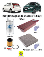 Kit filtri Fiat 500c Lancia Ypsilon 1.3 mjt 95cv euro 5 motore 199 B.1000