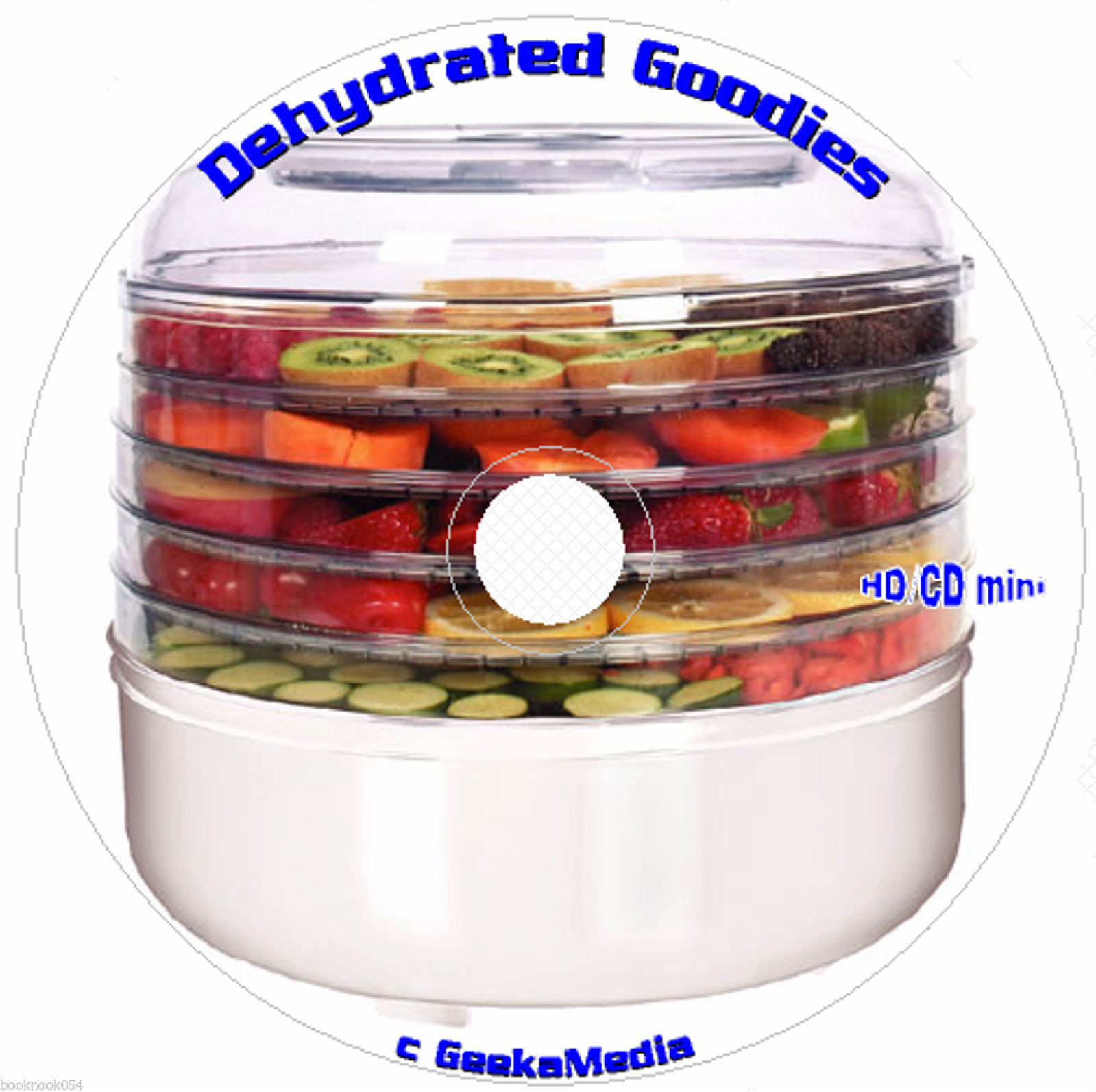 Food Dehydrator Cookbook 19 Books CD Bible Recipes Excalibur Ronco
