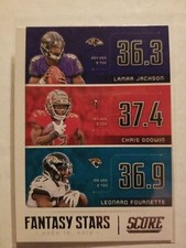 2020 Score Football Fantasy Stars #FS-LCL Godwin Fournette Jackson