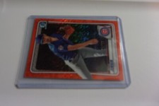 2020 Bowman Chrome Ryan Jensen Orange Shimmer Refractor Prospect #08/25 Cubs