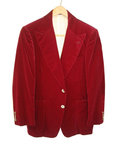 Vintage 70's Men's Velvet Evening Jacket