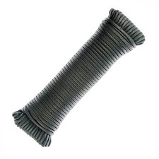 Survival Multi-Purpose Paracord Rope Black - 100 ft