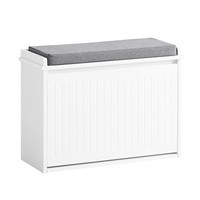 Sobuy Schuhkipper Schuhschrank Mit Klappe Schuhbank Mit Sitzkissen FSR98-W