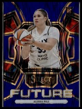 2024 Panini Select WNBA #21 Alissa Pili Select Future Prizms Blue Flash #/99