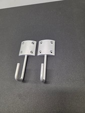 2x Wandhalter Silber Paar, Wandhalterung