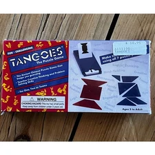 NEW! TANGOES The Ancient Chinese Puzzle Game Rex Games Complete w/Travel Case