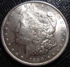 Better Date 1890-S Morgan Silver Dollar - Blast White BU