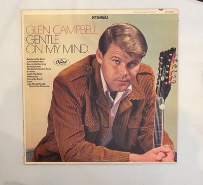 Glen Campbell   Gentle On My Mind LP Record 1967 Capitol Records Country Pop 33
