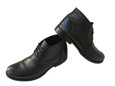 WALK-OVER LEO.E.KEITH SINCE 1758 BLACK LEATHER ANKLE BOOT MEN'S US 9 MADE IN USA