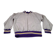 Vintage BIKE Jacket Mens Medium White Athletic Wear Sports 80s USA Made
