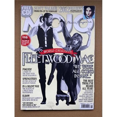 FLEETWOOD MAC MOJO #230 MAGAZINE JANUARY 2013 FLEETWOOD MAC COVER WITH MORE INSI