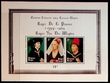 BELGIUM Sc B762 NH SOUVENIR SHEET OF 1964 - ART