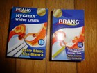 Vintage Prang White & Yellow Anti-Dust Chalk /2 Boxes , 22 Sticks — photo 1