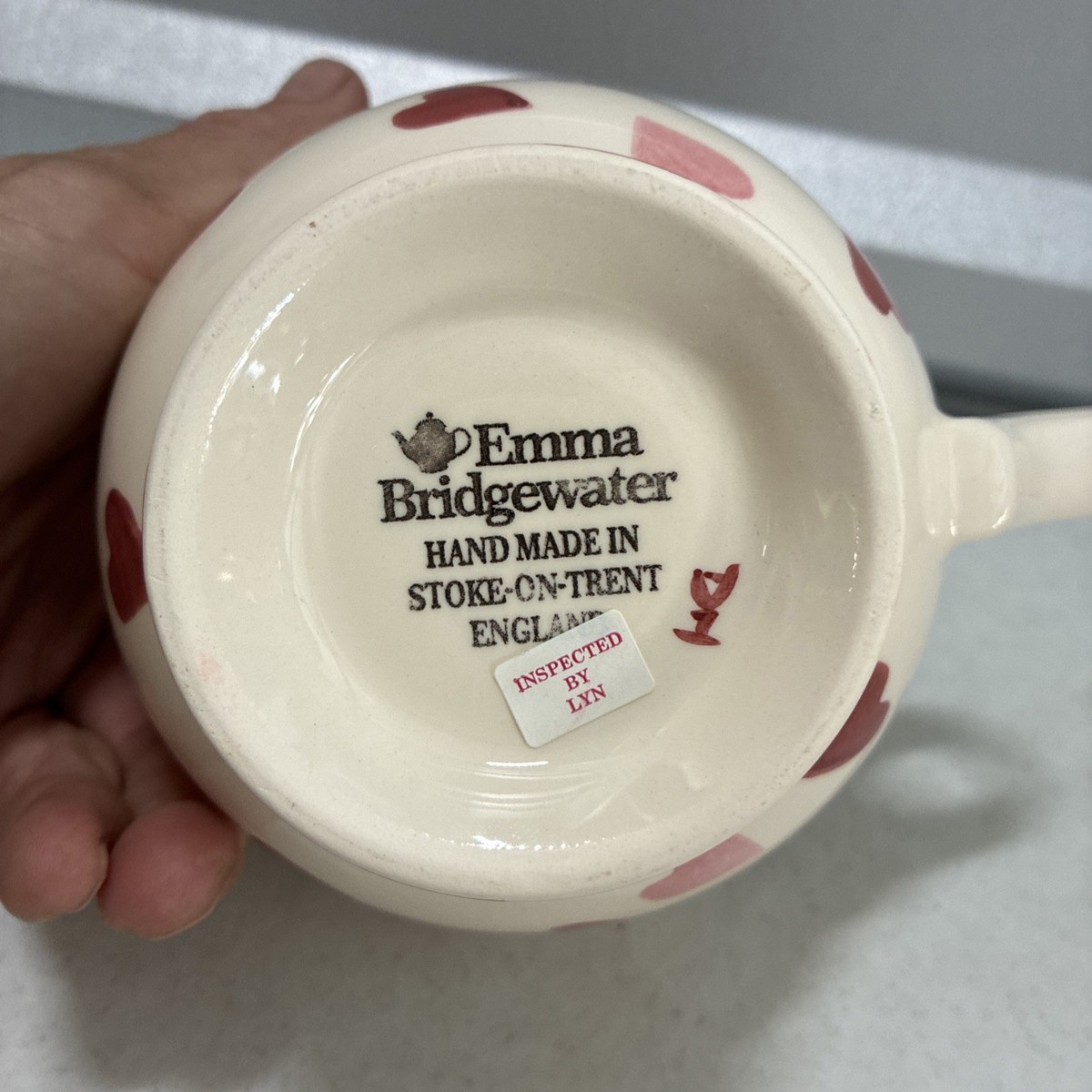 Emma Bridgewater Pedestal Mug Hearts STOKE-ON-TRENT new RARE | eBay