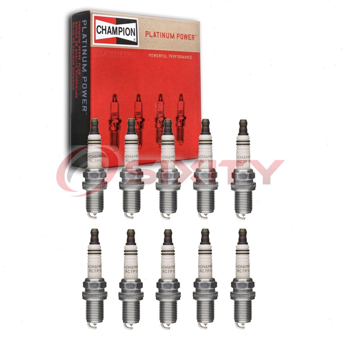 10 pc Champion Platinum 3340 Spark Plugs for RC7PYCB4 AP3922 7092 Ignition vl
