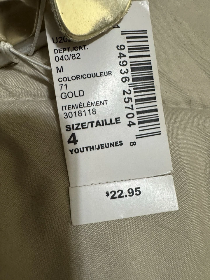 Gold Children Place Girl  Slide Sandals Size 4 - Изображение 4 из 4