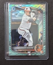 2026 Bowman Chrome 1st Caden Bodine Aqua Reptilian Refractor /125
