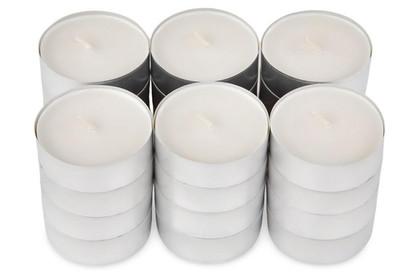 24 x IKEA GLIMMA Kerzen/Teelichter Duftneutral 9 Std./ 57mm