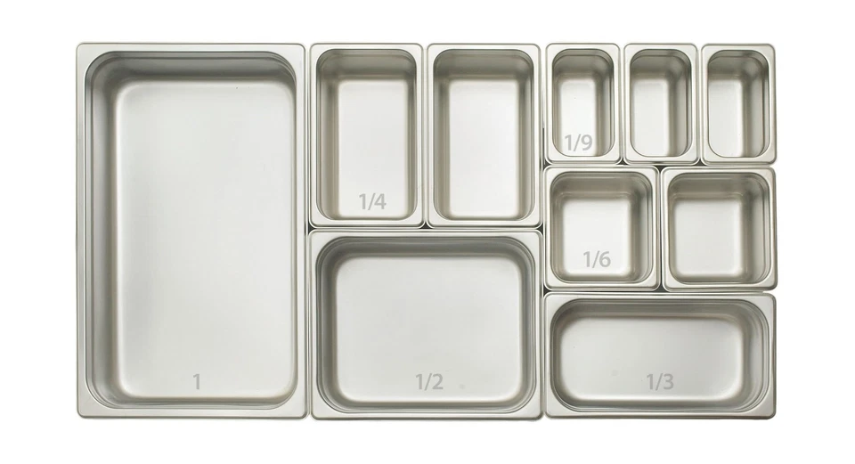 Winco Anti-Jam Steam Pan, 1/4 by 2-1/2-Inch, 24-Gauge 2.5" Deep Heavy-Duty - Image 2 of 2