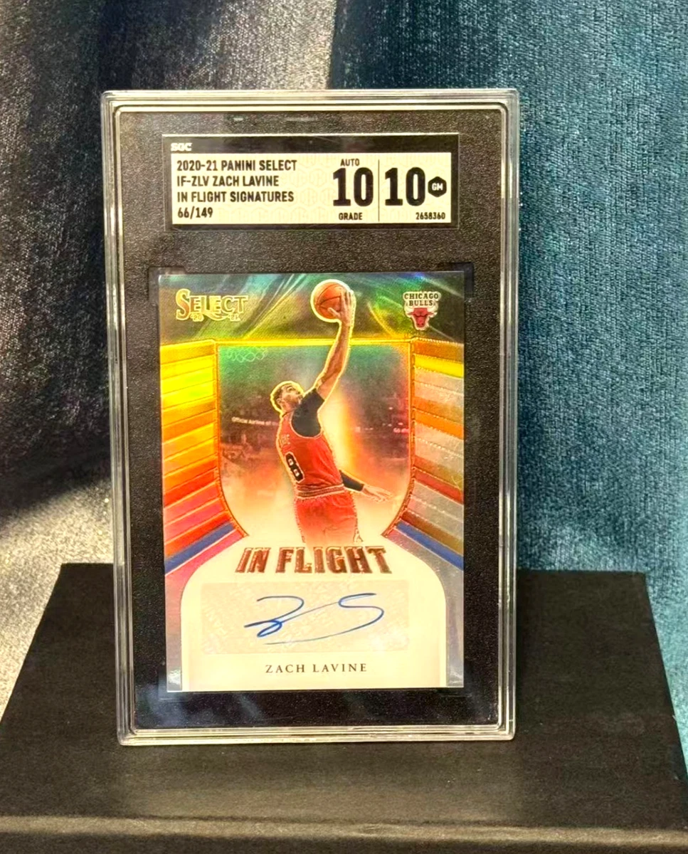Zach LaVine Sports Trading Card Singles Autographed Basketball for