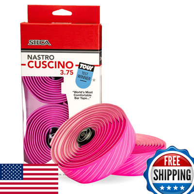 SILCA Nastro Cuscino Handlebar Tape 3.75mm Extra Thick Bike Bar Tape End Plugs