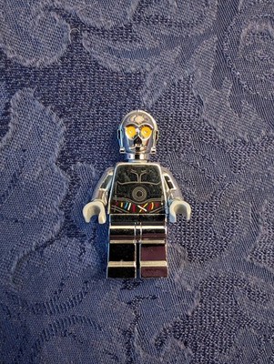 LEGO Star Wars: TC-14 Protocol Droid - Chrome Silver with Blue, Red, White Wires