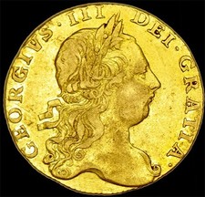 KING GEORGE THE III 1766 GOLD GUINEA...