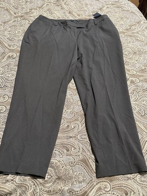 The Limited Women's Pants Sz 20W Gray Slim Ankle Career Basic Flat Front