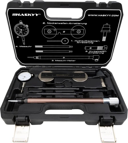HASKYY Motor Einstellwerkzeug Satz für VAG 1.2 1.4 1.6 FSI TFSI