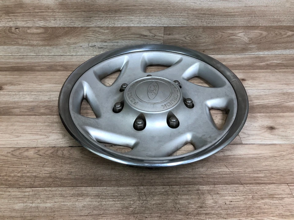 FORD F250 F350 OEM PLACA TAPACUBOS RUEDA CENTRAL DELANTERA O TRASERA 16" 7 TACOS 99-05 2 Foto 2 de 4