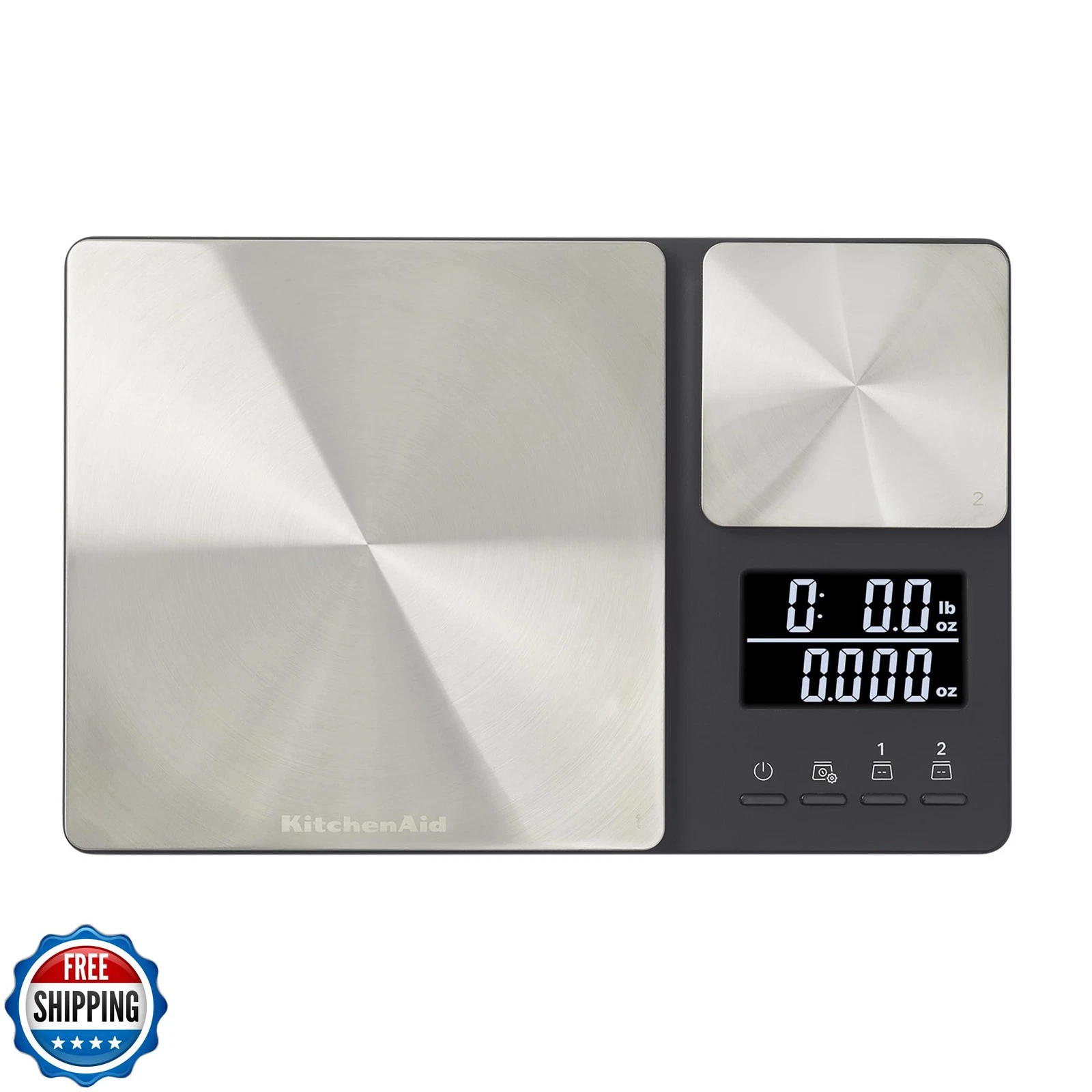 KitchenAid KQ909 Dual Platform Digital Kitchen and Food Scale, 11