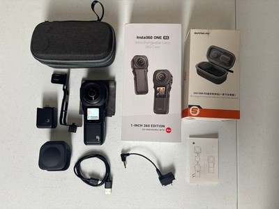 Insta360 ONE RS 1-Inch 360 Edition - PRO MIC BUNDLE - Spare Battery & Retail Box