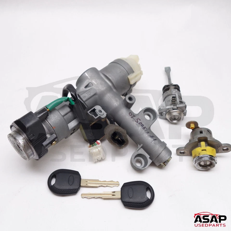 🍎 IGNITION 开关 + 门锁 CYLINDER 套装 + 2 KEYS HYUNDAI SONATA 2006-2008 — 第 2/4 张图片