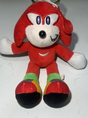Sonic the Hedgehog Knuckles Plush Figure in Red 8 Inch Stuffed Toy SEGA