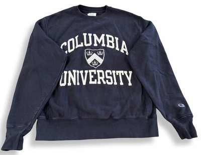 Vintage Champion Columbia University Reverse Weave Medium Crew Neck Sweatshirt