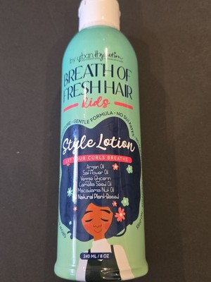 Urban Hydration Breath Of Fresh Hair Kids Style Lotion 8oz New (Box4)