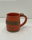 Dogtopia Red Handmade Embossed Dog Ceramic Mug Tableware Kitchenware 7x6x3 — photo 1