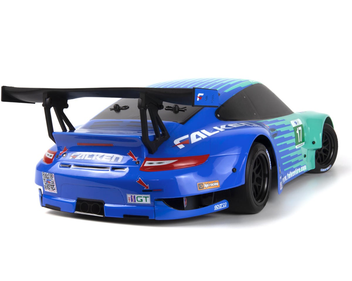 HPI RS4 Sport 3 Porsche 911 GT3 RSR Falken Flux 1/10 RTR Brushless