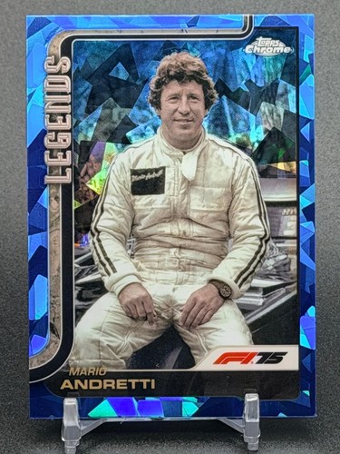 Mario Andretti [Red] #161 2025 Topps Chrome Sapphire Formula 1 card