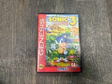 Sonic the Hedgehog 3 (Sega Genesis, 1994) w/ box. FREE S&H!