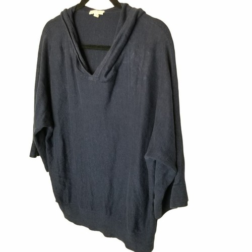 Eileen Fisher Womens 100% Organic Linen Hooded Top Size XS Lagenlook Sustainable - Picture 2 of 7