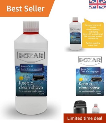 Bester Elektrorasierer Reiniger: 500ml Jet Clean Lösung + 2ml Öl für Langlebigkeit