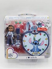 Disney ILY 4Ever Tote Teenies Series 1- I STITCH Mini Doll Purse CHRISTMAS