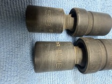 2 Snap-on 12 Drive 6 Point Swivel Impact Sockets Ipl-22 1116 Ipl-20 58